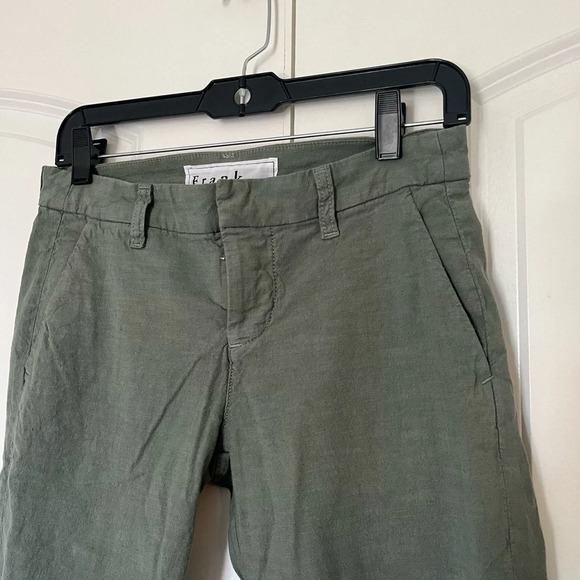 Frank & Eileen Italian Performance linen Wicklow pants size 00 in Rosema… - Picture 7 of 9